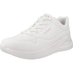 Buty do chodzenia damskie Skechers Uno Lite. Białe obuwie sportowe damskie Skechers, bez wzorów, z materiału, trekkingowe, Skechers Sport. W wyprzedaży za 289.10 zł.