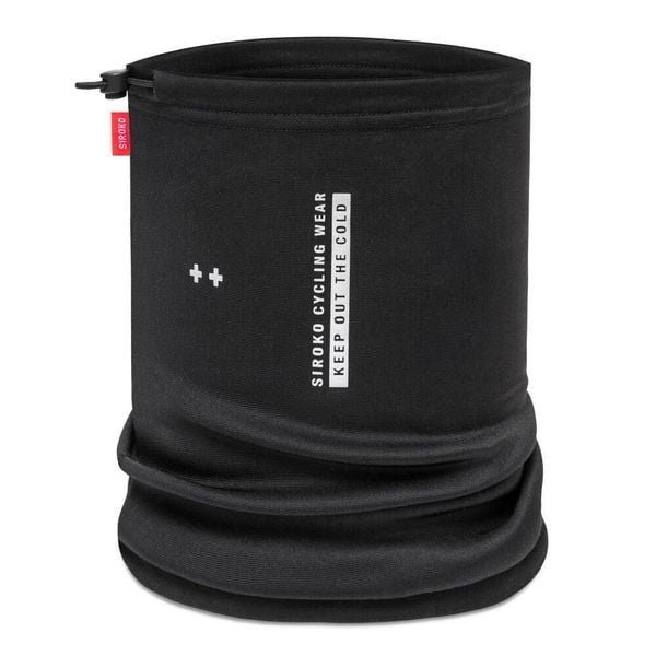 Komin na szyję termoaktywny rowerowy unisex Ultra Pola. Czarne szaliki i chusty damskie SIROKO, na zimę, bez wzorów, z polaru, sportowe. Za 97.00 zł.