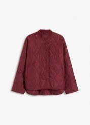 Bardzo lekka kurtka pikowana, oversize. Czarne kurtki damskie bonprix, bez wzorów, bez kaptura. Za 219.99 zł.