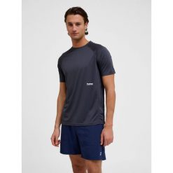 Koszulka Hummel Pulse. Szare koszulki sportowe męskie Hummel, bez wzorów, bez kołnierzyka, bez ramiączek, do piłki ręcznej. Za 186.00 zł.