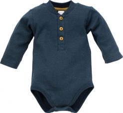 PINOKIO Body niemowlęce wyprawka polo Secret Forest Pinokio granatowe 68. Body niemowlęce Pinokio, bez wzorów, bez ramiączek. Za 73.20 zł.