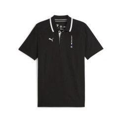 Koszulka polo męska Puma BMW MMS czarna 62415401 r M. Czarne koszulki polo męskie Puma, m, bez wzorów, bez kołnierzyka, bez ramiączek. Za 194.84 zł.
