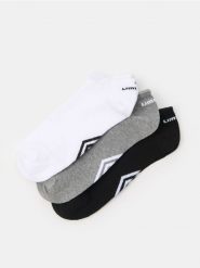 Skarpetki 3 pack Umbro - wielobarwny. Brązowe skarpety męskie Sinsay, bez wzorów. Za 11.99 zł.
