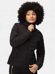 Regatta Kurtka przejściowa Keava III RWN271 Czarny Regular Fit. Czarne kurtki damskie Regatta, bez wzorów, z syntetyku, bez kaptura. Za 599.99 zł.