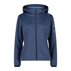 Damska kurtka turystyczna z kapturem CMP. Niebieskie kurtki damskie CMP, xl, bez wzorów, z kapturem. Za 379.70 zł.