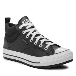 Trzewiki Converse. Czarne botki męskie Converse, bez wzorów, retro, bez zapięcia. Za 309.99 zł.