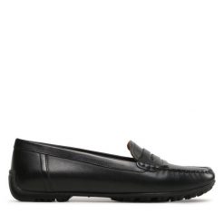 Mokasyny Geox. Czarne mokasyny damskie Geox. Za 319.99 zł.