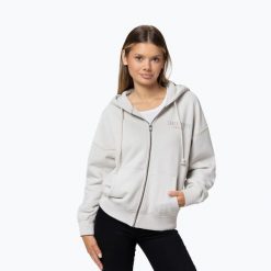Bluza damska Pitbull Santa Muerte Hooded Zip. Białe bluzy damskie PITBULL, l, bez wzorów, z bawełny. Za 209.99 zł.