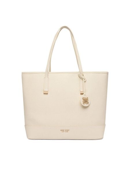 Nine West Torebka EO-Delancey Day-KY254 Écru. Białe torebki do ręki damskie Nine West, bez wzorów, z materiału, bez dodatków. Za 190.99 zł.