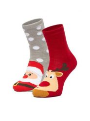 Jenny Fairy Skarpety długie 4WB-003-AW23 (2-pack) Kolorowy. Skarpety damskie Jenny Fairy, bez wzorów, z materiału. Za 39.99 zł.