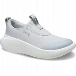 Buty Sportowe Sneakersy Dla Dorosłych Crocs Mellow Ease Slip On. Czarne obuwie sportowe damskie Crocs, bez wzorów, z materiału, trekkingowe. Za 263.99 zł.
