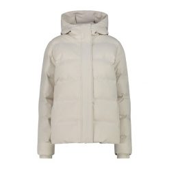 Damska kurtka z kapturem CMP. Brązowe kurtki damskie CMP, m, bez wzorów, z puchu, z kapturem, trekkingowe. Za 539.99 zł.