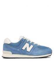 New Balance Sneakersy G57479P Niebieski. Niebieskie buty sportowe chłopięce New Balance, bez wzorów, ze skóry, bez zapięcia. Za 449.99 zł.