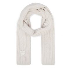 Szalik Guess. Białe szaliki i chusty damskie Guess, z aplikacjami. Za 134.99 zł.