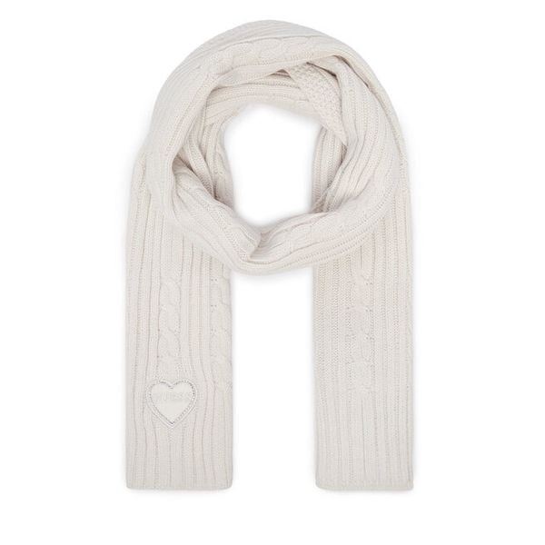 Szalik Guess. Białe szaliki i chusty damskie Guess, z aplikacjami. Za 134.99 zł.