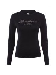 Levi's koszulka z długim rękawem Kobiety Bawełna szary, XS. Szare t-shirty damskie Levi's, s, z aplikacjami, z bawełny, bez kołnierzyka. Za 119.95 zł.