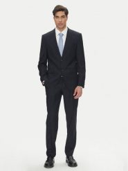 BOSS Garnitur H-Jeckson 50546122 Granatowy Regular Fit. Niebieskie garnitury męskie Boss, bez wzorów, z wełny. Za 2,759.00 zł.