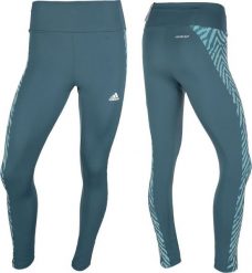 Adidas Legginsy damskie adidas Designed to Move Hi niebieskie GT0136 L. Niebieskie legginsy damskie Adidas, l, bez wzorów. Za 158.22 zł.
