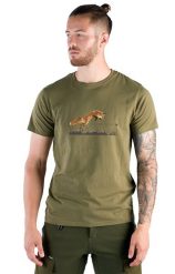 T-shirt myśliwski męski Tagart Fox Olive z nadrukiem. Zielone t-shirty męskie tagart, na lato, m, bez wzorów, z bawełny, klasyczne, bez kołnierzyka. Za 116.00 zł.