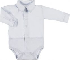 Ewa Klucze BODY niemowlęce wyprawka CEREMONY KOSZULA CHŁ SZARY Ewa Klucze 68. Szare body niemowlęce Ewa Klucze, bez wzorów, bez ramiączek. Za 55.99 zł.