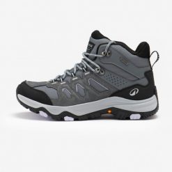 Buty turystyczne damskie Quechua MH500 wodoodporne. Szare trekkingi damskie QUECHUA, przed kolano, outdoorowe. Za 339.99 zł.