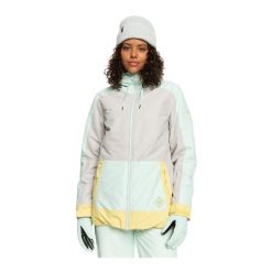 Kurtka narciarska damska Roxy Ravine Insulated Snow. Szare kurtki damskie Roxy, l, bez wzorów, z poliesteru, bez kaptura, narciarskie. Za 714.00 zł.
