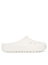 Crocs Klapki Classic Low Profile Clog 211139 Biały. Białe klapki damskie Crocs, bez wzorów, z tworzywa sztucznego, bez obcasa. Za 169.99 zł.
