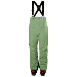 Spodnie narciarskie dla kobiet Helly Hansen Verglas BC. Zielone spodnie materiałowe damskie Helly Hansen, na zimę, bez wzorów, sportowe, narciarskie. W wyprzedaży za 955.55 zł.