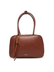 JENNY Torebka C-JNY-M-015-08 Brązowy. Brązowe torebki do ręki damskie Jenny, bez wzorów, z materiału, bez dodatków. Za 159.99 zł.