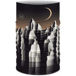 Bandana BUFF ORIGINAL ECOSTRETCH GEM IRON. Szare szaliki męskie Buff, bez wzorów. Za 99.90 zł.