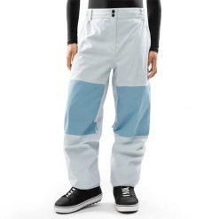 Damskie spodnie snowboardowe oversize Siroko P4-W Yama Light Blue. Niebieskie spodnie materiałowe damskie SIROKO, m, bez wzorów, z materiału. Za 435.00 zł.
