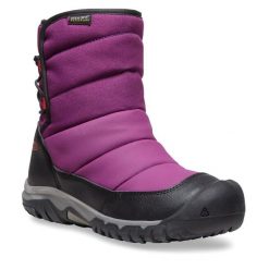 Śniegowce Keen. Fioletowe buty zimowe dziewczęce Keen, bez zapięcia. Za 419.99 zł.