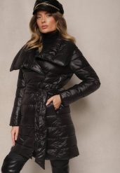 Czarna Kurtka Dagiel. Czarne kurtki damskie Renee, m, z aplikacjami, bez kaptura. Za 169.99 zł.