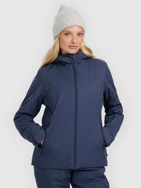 4F Kurtka narciarska membrana 5000 damska - granatowa S. Niebieskie kurtki damskie 4f, m, bez wzorów, z dzianiny, z kapturem, narciarskie. Za 349.99 zł.