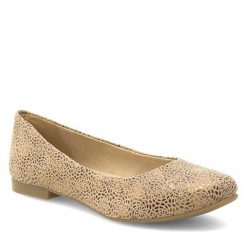 Baleriny Lasocki. Brązowe baleriny damskie Lasocki, bez wzorów, bez obcasa. Za 139.99 zł.