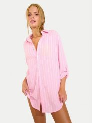 Banana Moon Koszula Garel Galeana MVD33 Różowy Regular Fit. Czerwone bluzki damskie Banana Moon, xl, bez wzorów, z syntetyku, bez kołnierzyka, bez ramiączek. Za 449.99 zł.