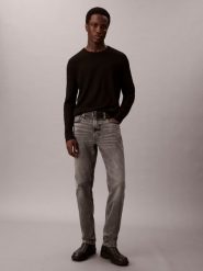 Calvin Klein Jeans Dżinsy slim Mężczyźni Bawełna szary, 32-32. Szare jeansy męskie Calvin Klein Jeans. Za 329.95 zł.