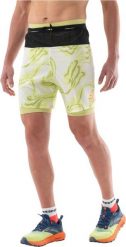 Spodenki do biegania męskie Compressport Trail Racing 2-in-1 Short. Zielone krótkie spodenki sportowe męskie Compressport, m, bez wzorów, z poliamidu, do biegania. Za 522.00 zł.