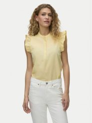 Vero Moda Bluzka Selma 10345667 Żółty jasny Regular Fit. Żółte bluzki damskie Vero Moda, l, bez wzorów, z bawełny, bez kołnierzyka, bez ramiączek. Za 139.99 zł.
