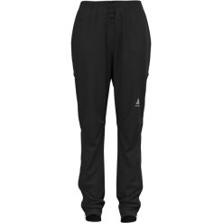 Spodnie na narty biegowe męskie ODLO Windbreaker. Czarne spodnie snowboardowe męskie Odlo, m, bez wzorów, z elastanu, narciarskie. Za 369.90 zł.