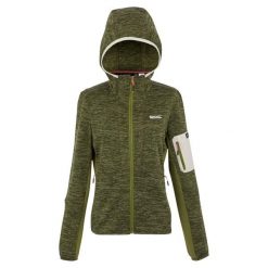 Damska Bluza Polarowa Kemilia. Zielone bluzy sportowe damskie Regatta, bez wzorów, z polaru, bez kaptura, trekkingowe. Za 105.99 zł.
