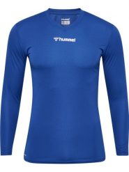 Koszulka z długim rękawem sportowa Hummel BL Essential Tee. Niebieskie koszulki sportowe damskie Hummel, l, bez wzorów, z materiału, bez kołnierzyka, bez ramiączek, do biegania. Za 84.00 zł.