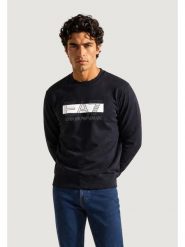 EA7 Emporio Armani Bluza 7M002425 AF10377 MC001 Czarny Regular Fit. Czarne bluzy męskie EA7 Emporio Armani, m, bez wzorów, bez kaptura. Za 474.99 zł.