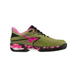 Buty do tenisa damskie Mizuno Wave Exceed Light 2. Zielone obuwie sportowe damskie Mizuno, bez wzorów, z materiału, tenisowe, mizuno wave. Za 529.99 zł.