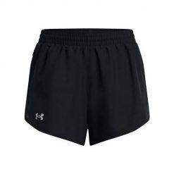 Spodenki chłopięce Under Armour lekki materiał elastyczny pas kieszenie. Czarne szorty dla chłopców Under Armour, bez wzorów, z materiału, sportowe. Za 171.99 zł.