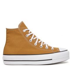 Trampki Converse. Brązowe trampki i tenisówki damskie Converse, bez wzorów, retro, bez zapięcia. Za 419.99 zł.