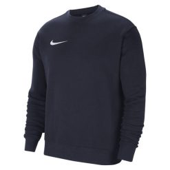 Bluza sportowa męska Nike Crew Fleece Park 20. Białe bluzy męskie Nike, m, bez wzorów, z bawełny, bez kaptura. Za 143.99 zł.