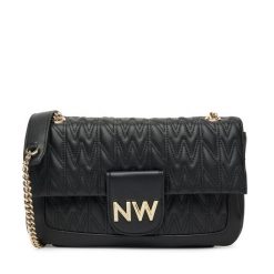 Torebka Nine West. Czarne torebki do ręki damskie Nine West, bez wzorów, wizytowe, bez dodatków. Za 349.99 zł.