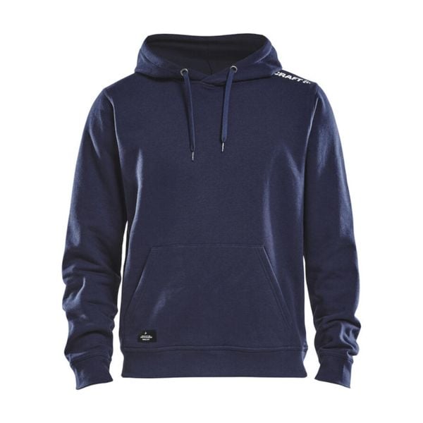 Bluzy treningowa męska Craft Community. Niebieskie bluzy męskie Craft, bez zapięcia, na fitness i siłownię. Za 245.00 zł.