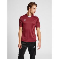 Koszulka piłkarska z krótkim rękawem męska Hummel Core XK Poly Jersey S/S. Brązowe koszulki sportowe męskie Hummel, m, bez wzorów, z jersey, bez kołnierzyka, bez ramiączek, do piłki nożnej. Za 128.00 zł.